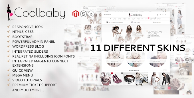 Coolbaby Magento template screenshot