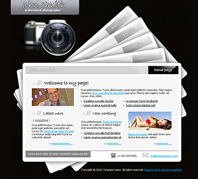 Photo portfolio template's image