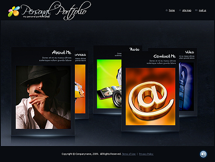 Portfolio template's screenshot