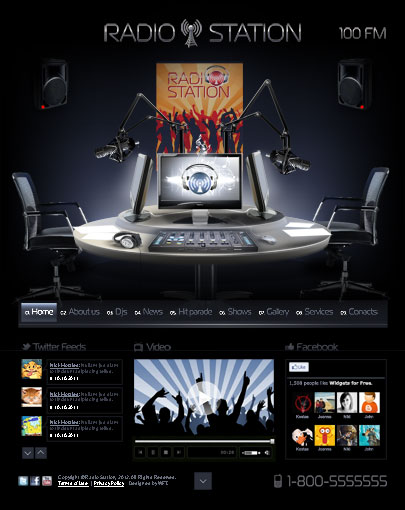 Radio Station Website Template Html5 Tonytemplates Radio Station Website Template Html5 Tonytemplates